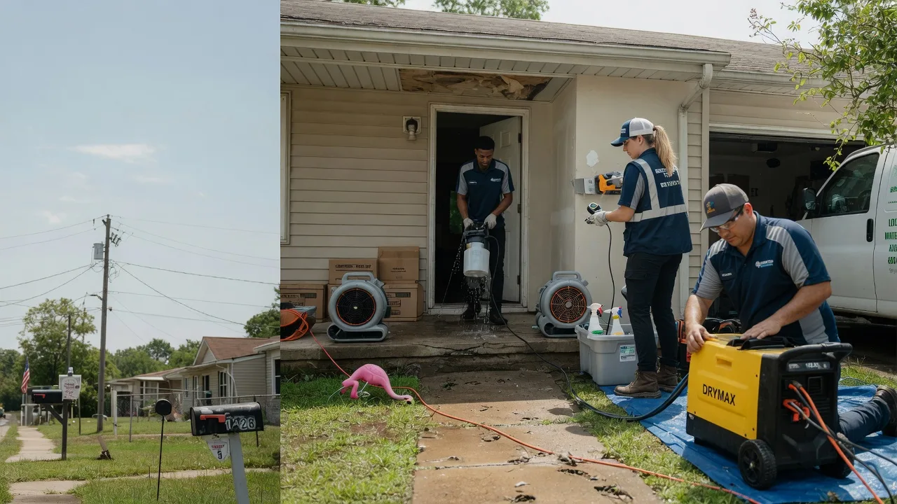 Storm Damage Water Removal in Lincolnville, KS near me